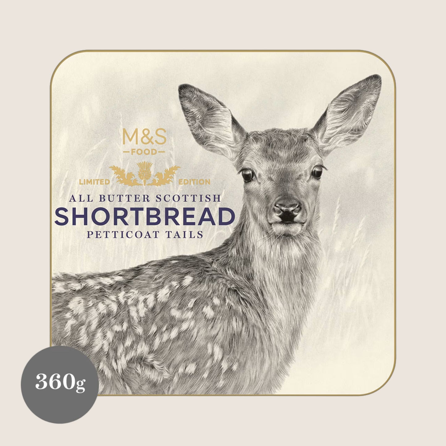 M&S All Butter Scottish Shortbread Petticoat Tails All Butter Recipe 360 g