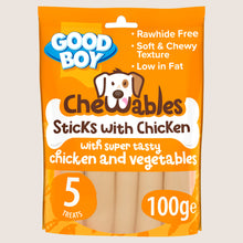 Good Boy Chewables Chicken Sticks Rawhide Free Dog Treats Rawhide Free 5 Pack 100g