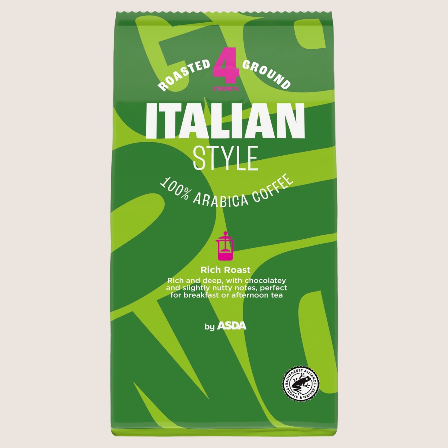 ASDA Italian Style Roasted Ground No Artificial Additives 227g