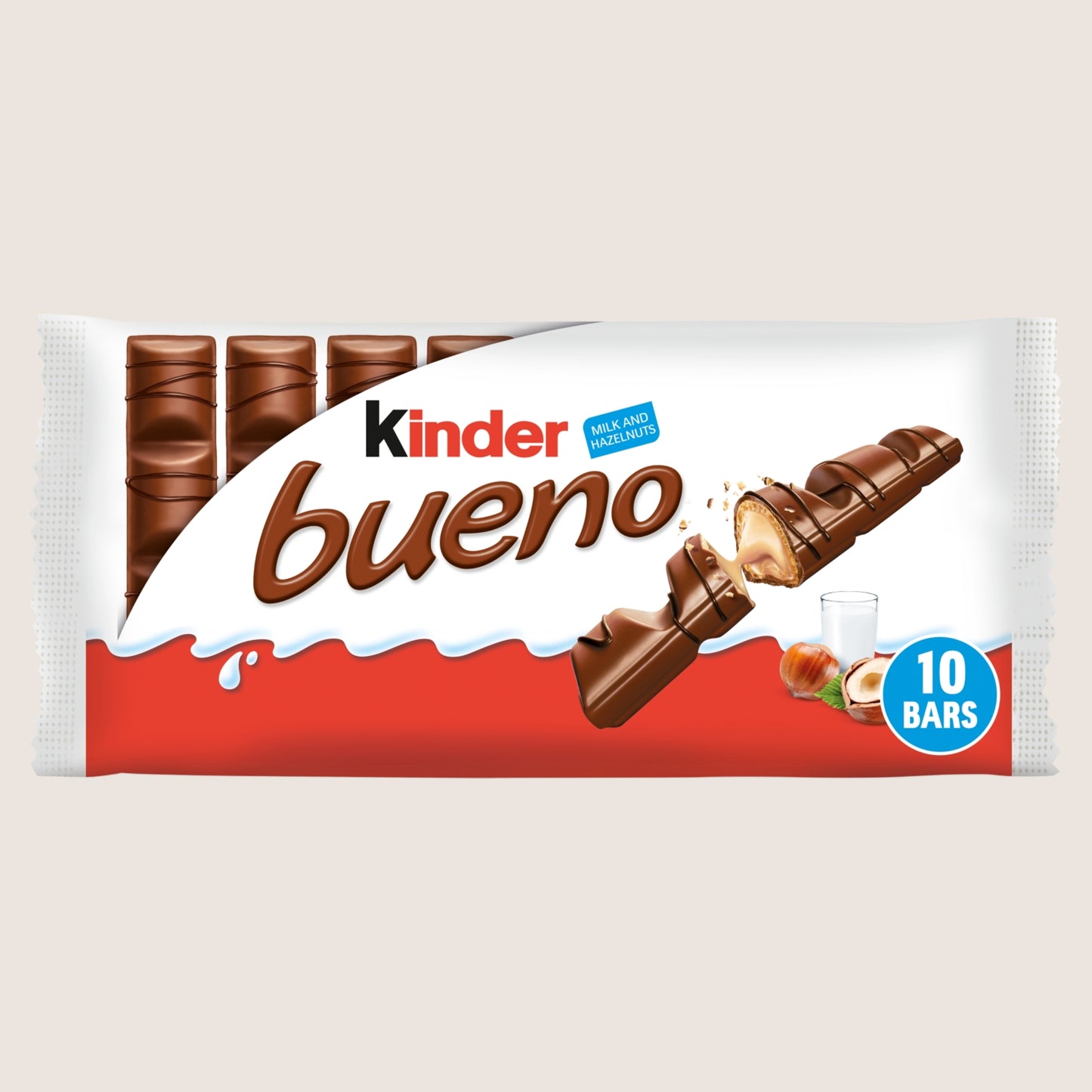 Kinder Bueno Classic Milk & Hazelnuts Bueno Bars 5 Pack 5 x 43g