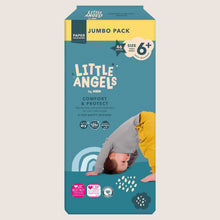 LITTLE ANGELS by ASDA Comfort & Protect Size 6+ + 35lbs+ Size 6 46 Nappie 16kg