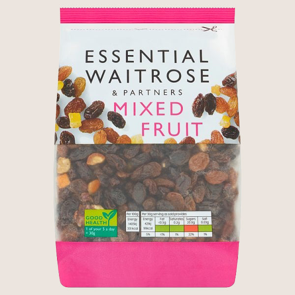Waitrose Mixed Fruit Quality Choice 500G