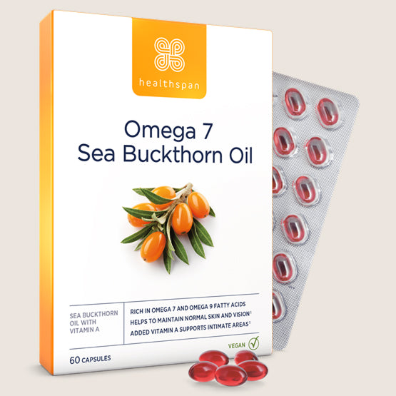 Healthspan Omega 7 Sea Buckthorn Oil 60 capsules