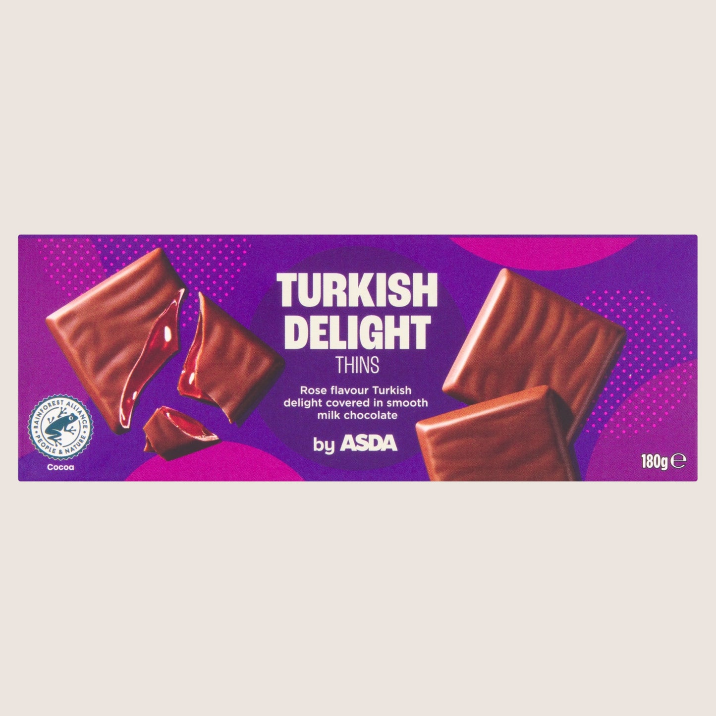 ASDA Turkish Delight Thins 180g