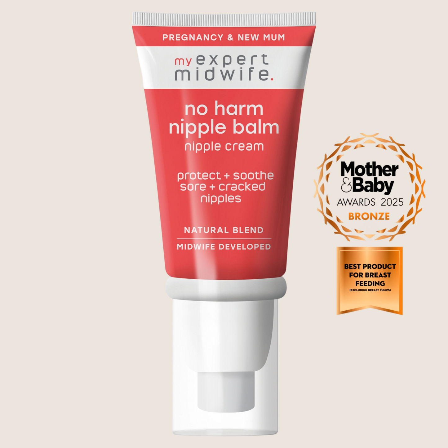 My Expert Midwife No Harm Nipple Balm Nipple Cream Suitable from Birth 30ml