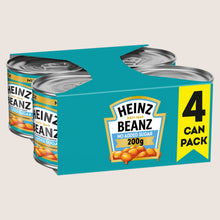 Heinz Baked Beans in Tomato Sauce 4 x 200gm No Added Sugar 4 x 200g