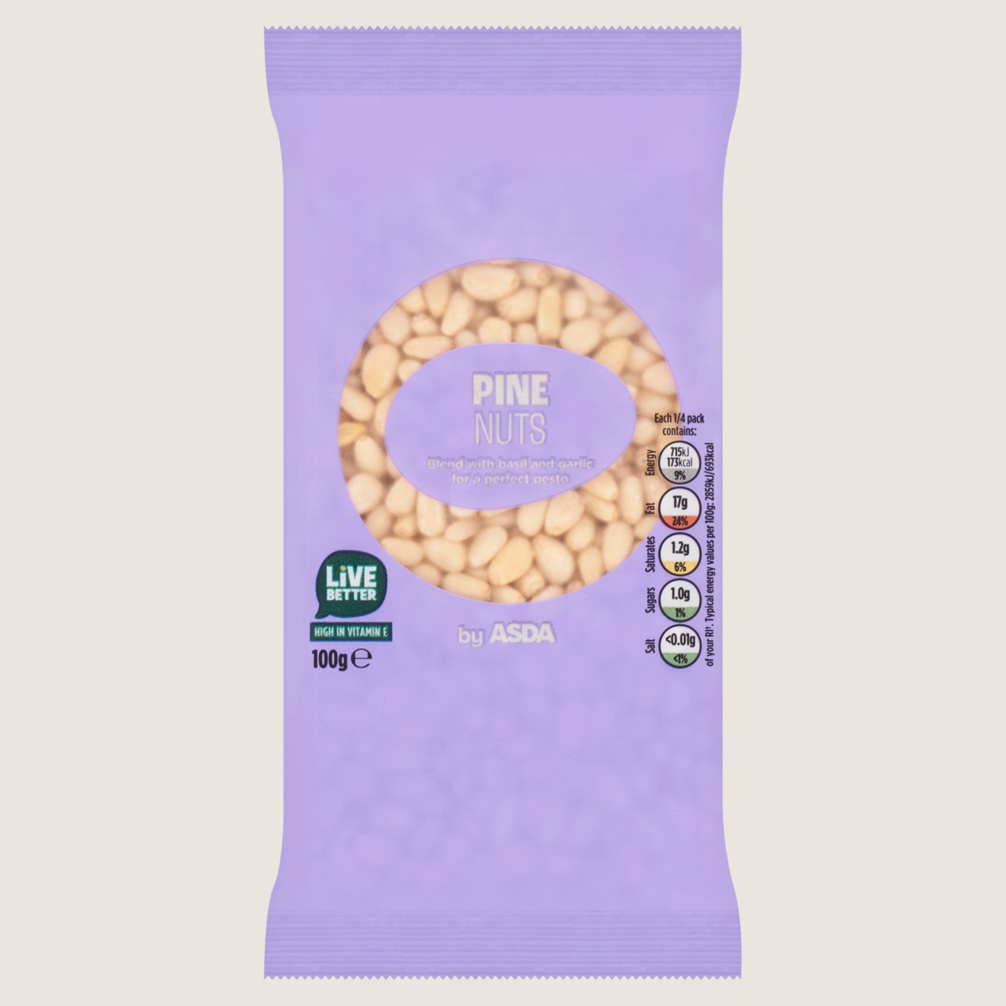 ASDA Pine Nuts Multipack 100g