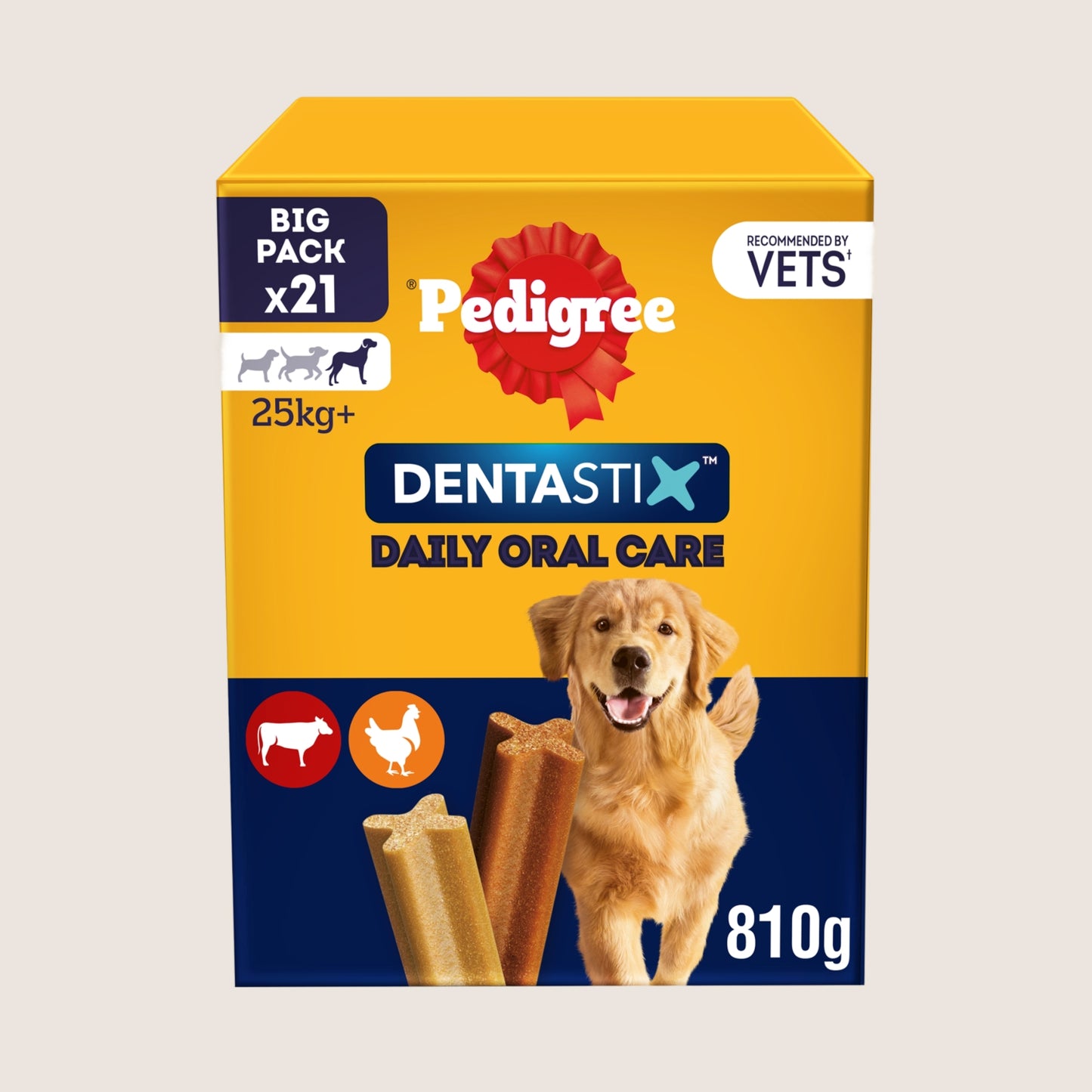 Pedigree PEDIGREEDENTASTIX™ Daily Dental Chews Large Dog Treat 21 Sticks Dental Care