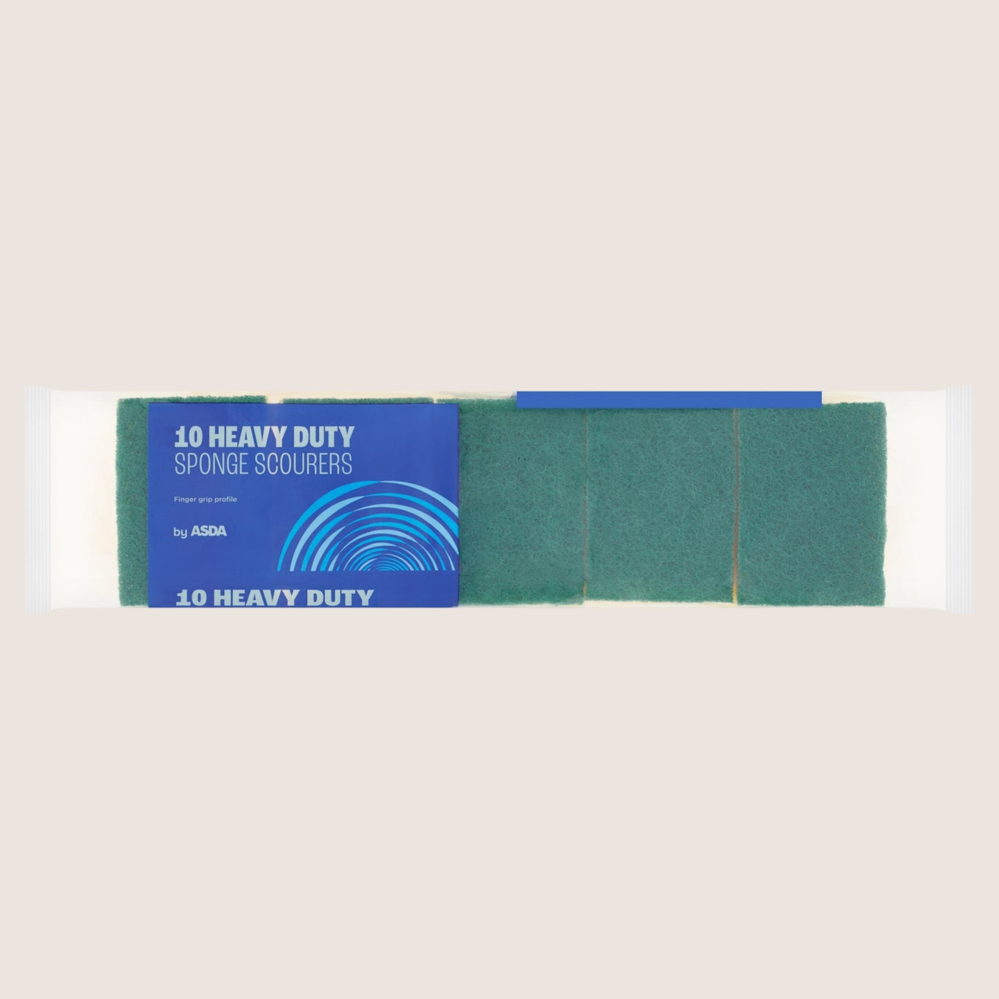 ASDA 10 Heavy Duty Sponge Scourers