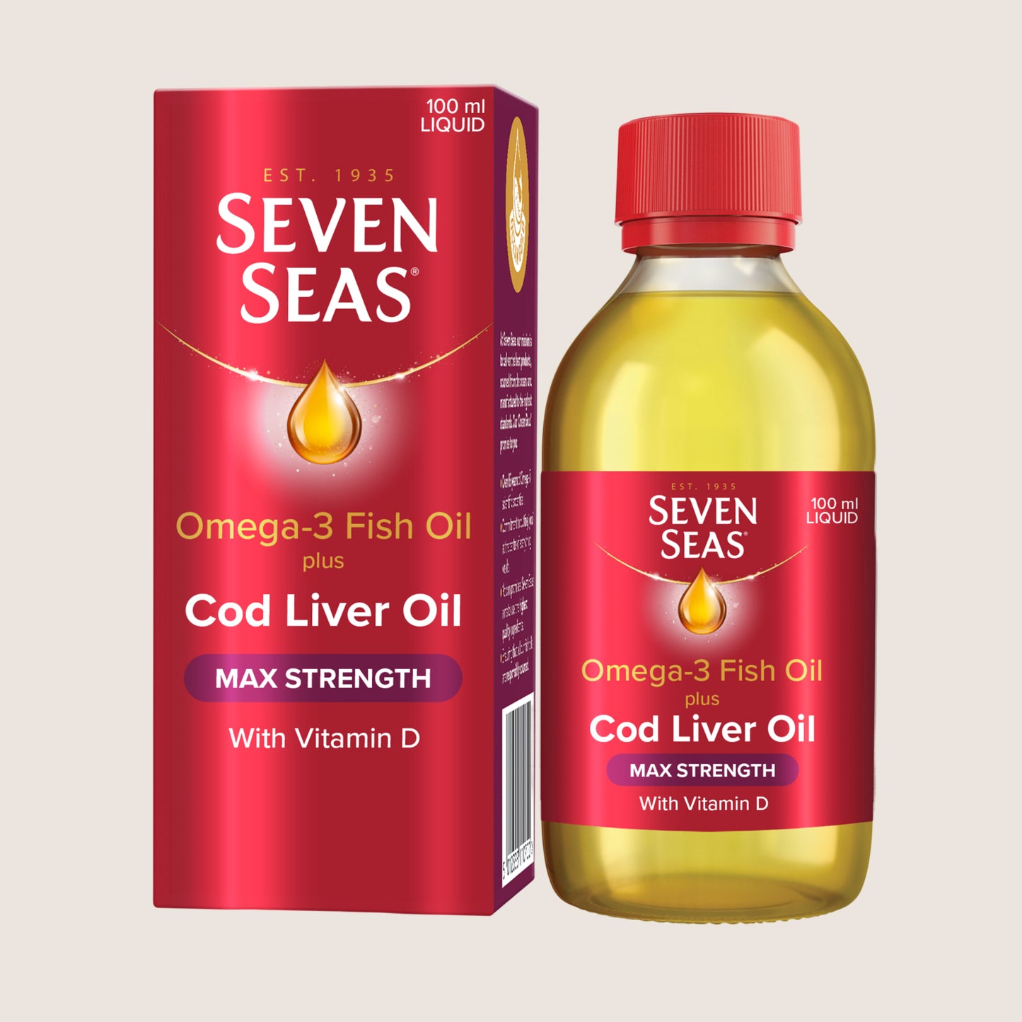 Seven Seas Omega-3 Cod Liver Oil Max Strength