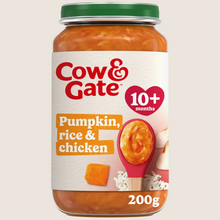 Cow & Gate Pumpkin Chicken & Rice Baby Food Meal Jar, 10+ Months Gentle Formula 200g