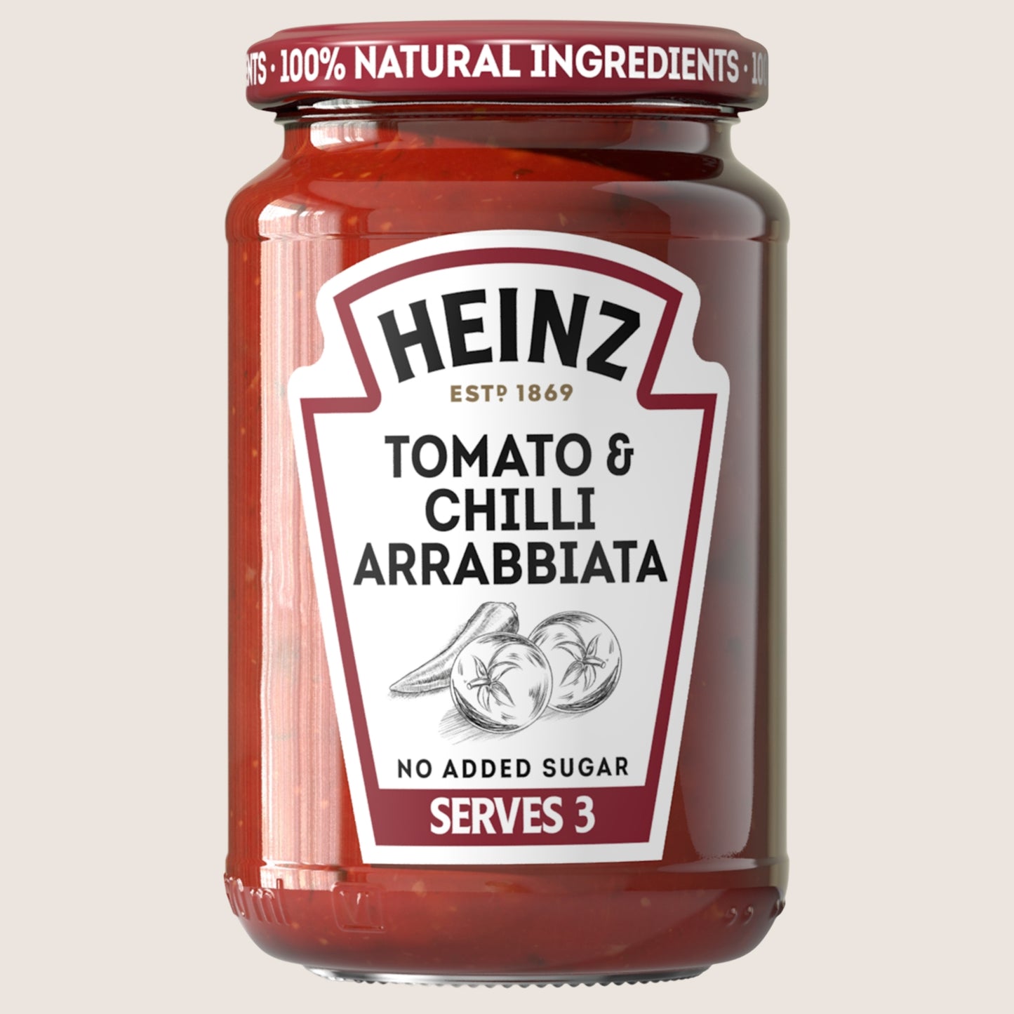 Heinz Tomato And Chilli Pasta Sauce No Added Sugar 350G