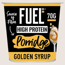 FUEL10K High Protein Golden Syrup Porridge Oat Cereal Pot High Protein 70g