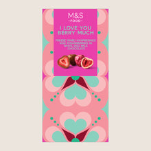 M&S I Love You Berry Much Chocolate Coated Berries Real Chocolate 100 g