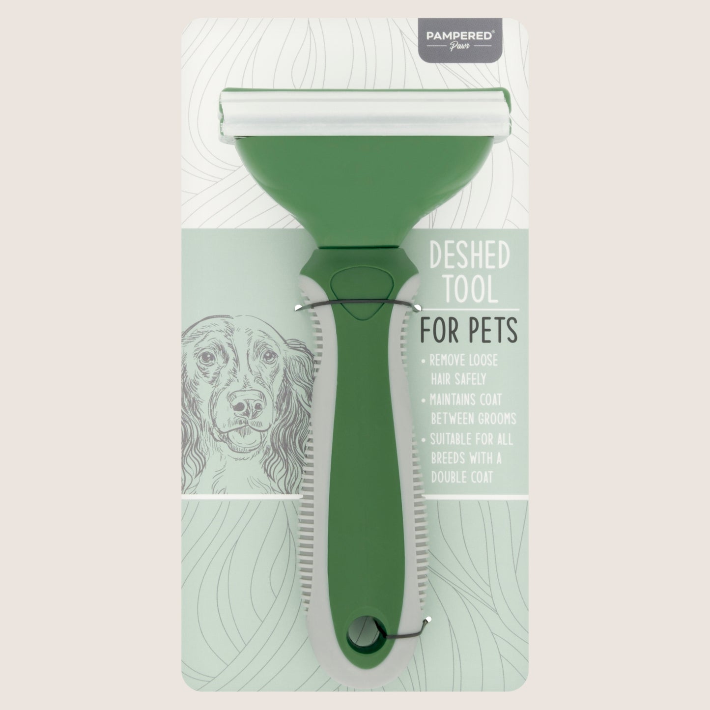 Pampered Paws Deshed Tool for Pets Nutritionally Complete