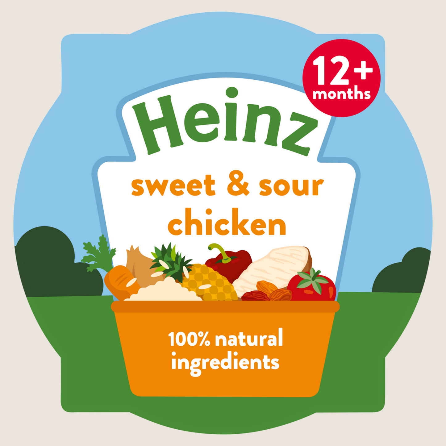 Heinz By Nature Sweet & Sour Chicken 12+ Months No Artificial Additives 200g