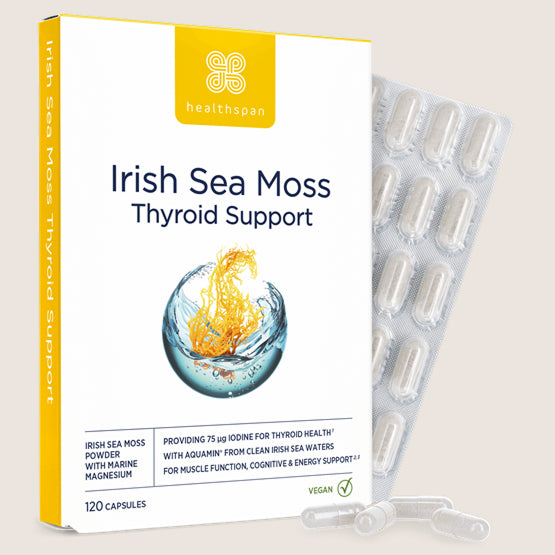 Healthspan Irish Sea Moss Thyroid Support 120 capsules