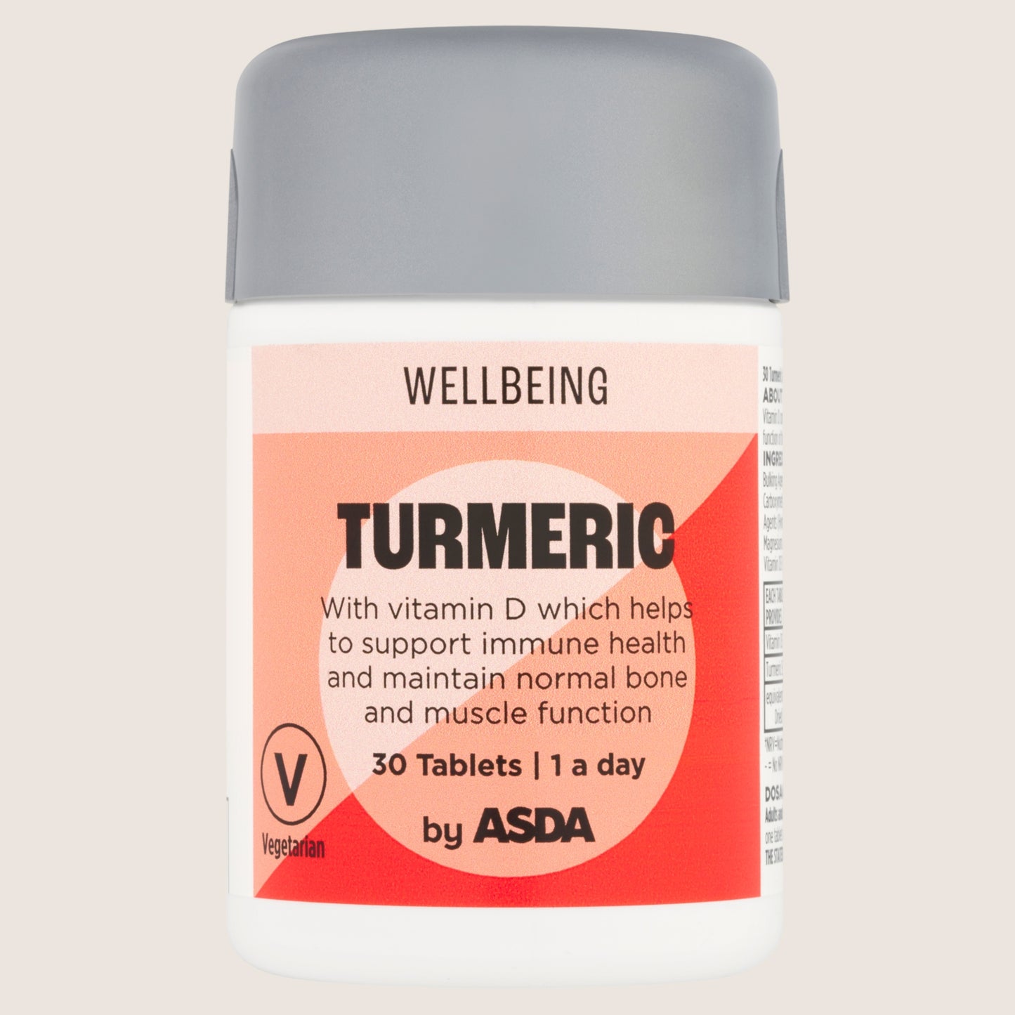 ASDA Wellbeing 1 a day Turmeric 30 Tablets