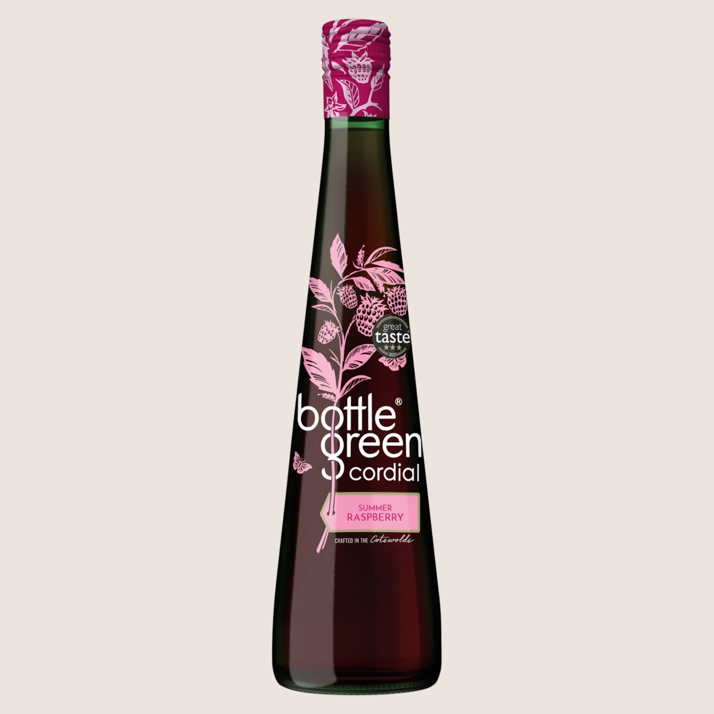 Bottlegreen Summer Raspberry Cordial No Artificial Additives 500ml