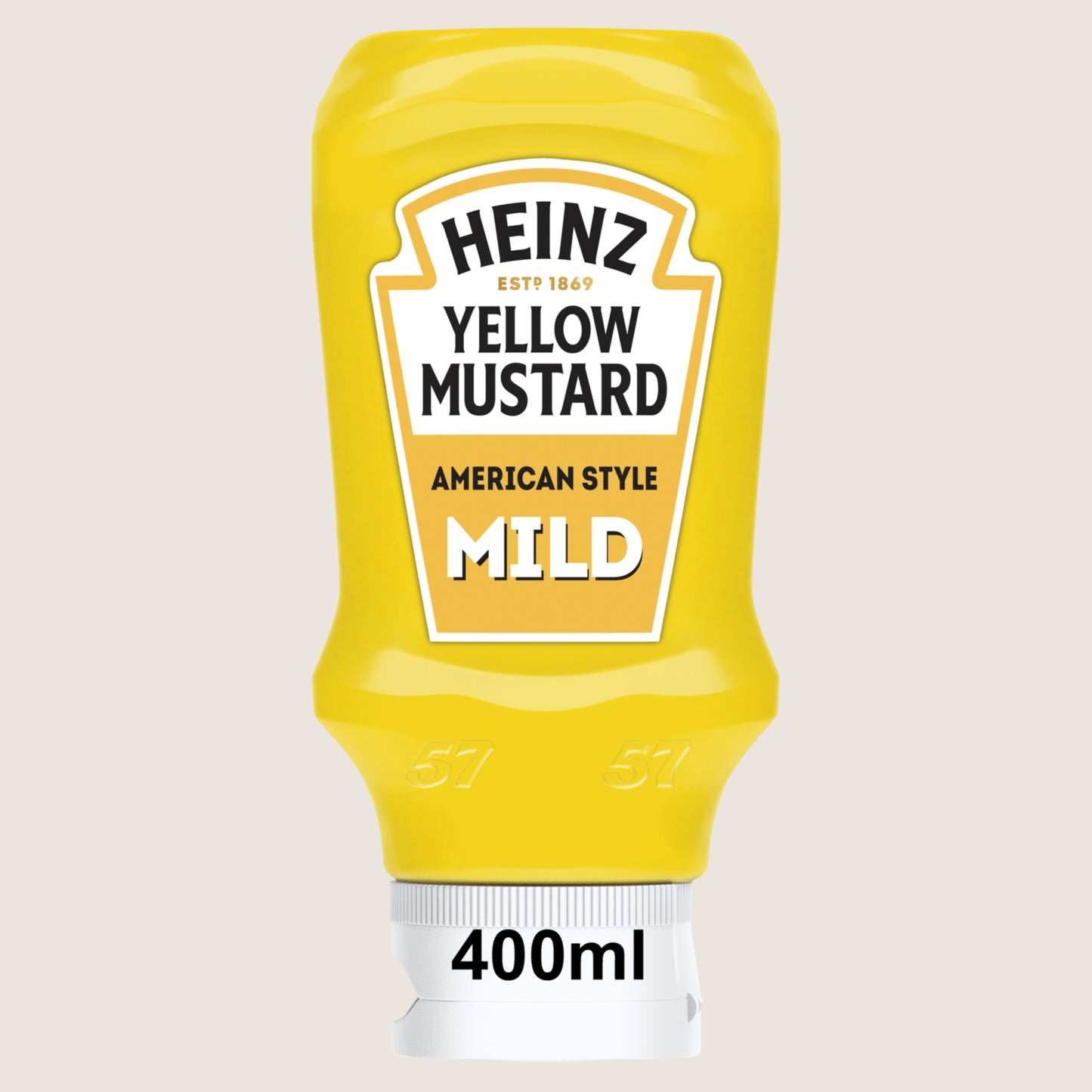 Heinz American Style Mild Yellow Mustard No Artificial Additives 445g