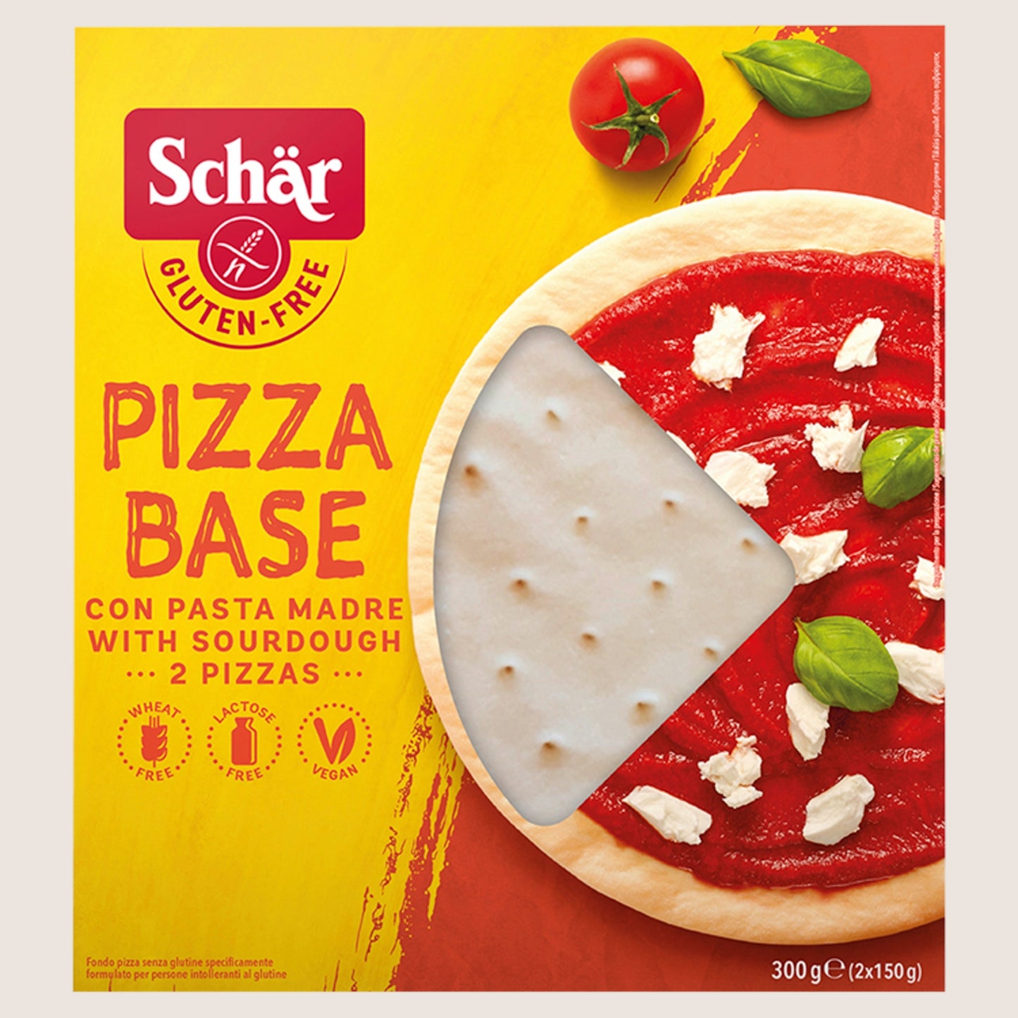 Schar Gluten-Free Pizza Base with Sourdough Gluten Free 2 x 150g