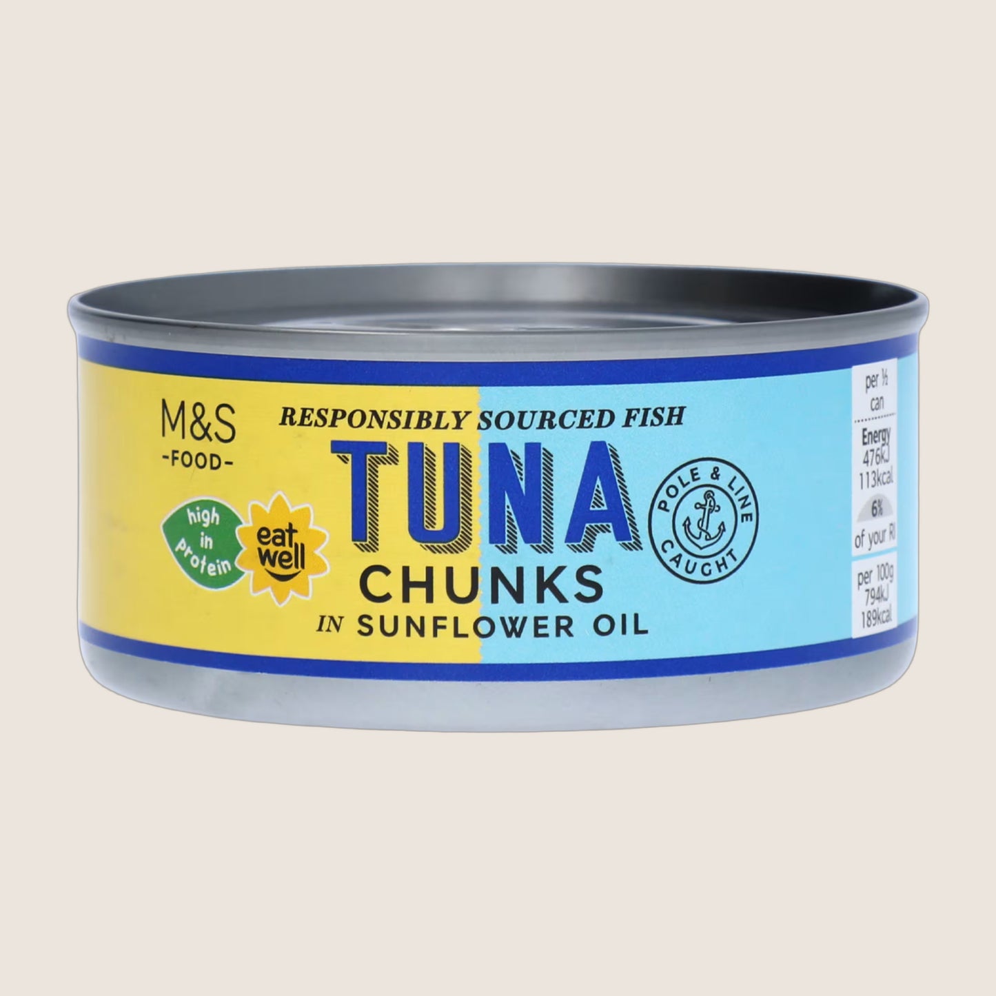 M&S Tuna Chunks In Sunflower Oil 160 g