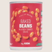 ASDA Baked Beans in a Rich Tomato Sauce No Artificial Additives 410g