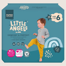LITTLE ANGELS by ASDA Comfort & Protect Size 6 13- 29-40lbs Size 6 30 Nappie 18kg