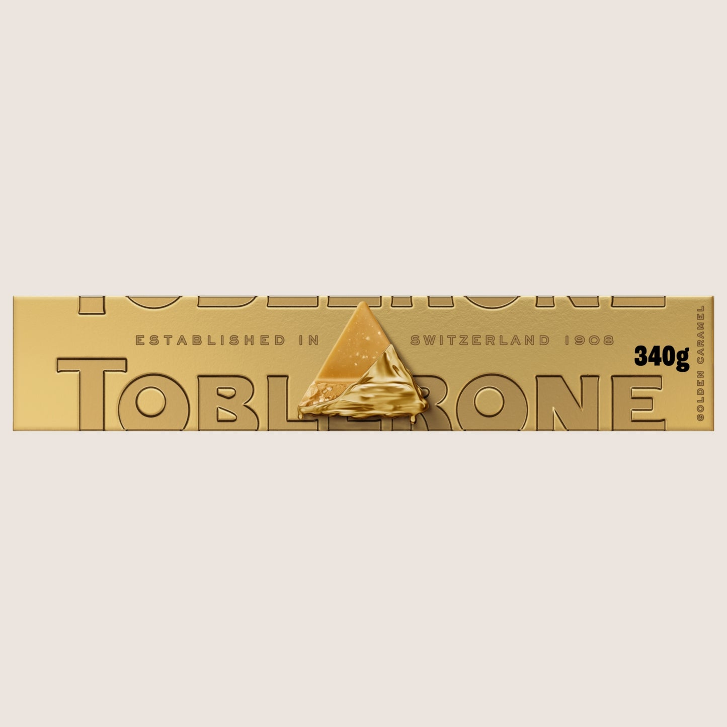 Toblerone honey & almond nougat golden chocolate gift block 340 g