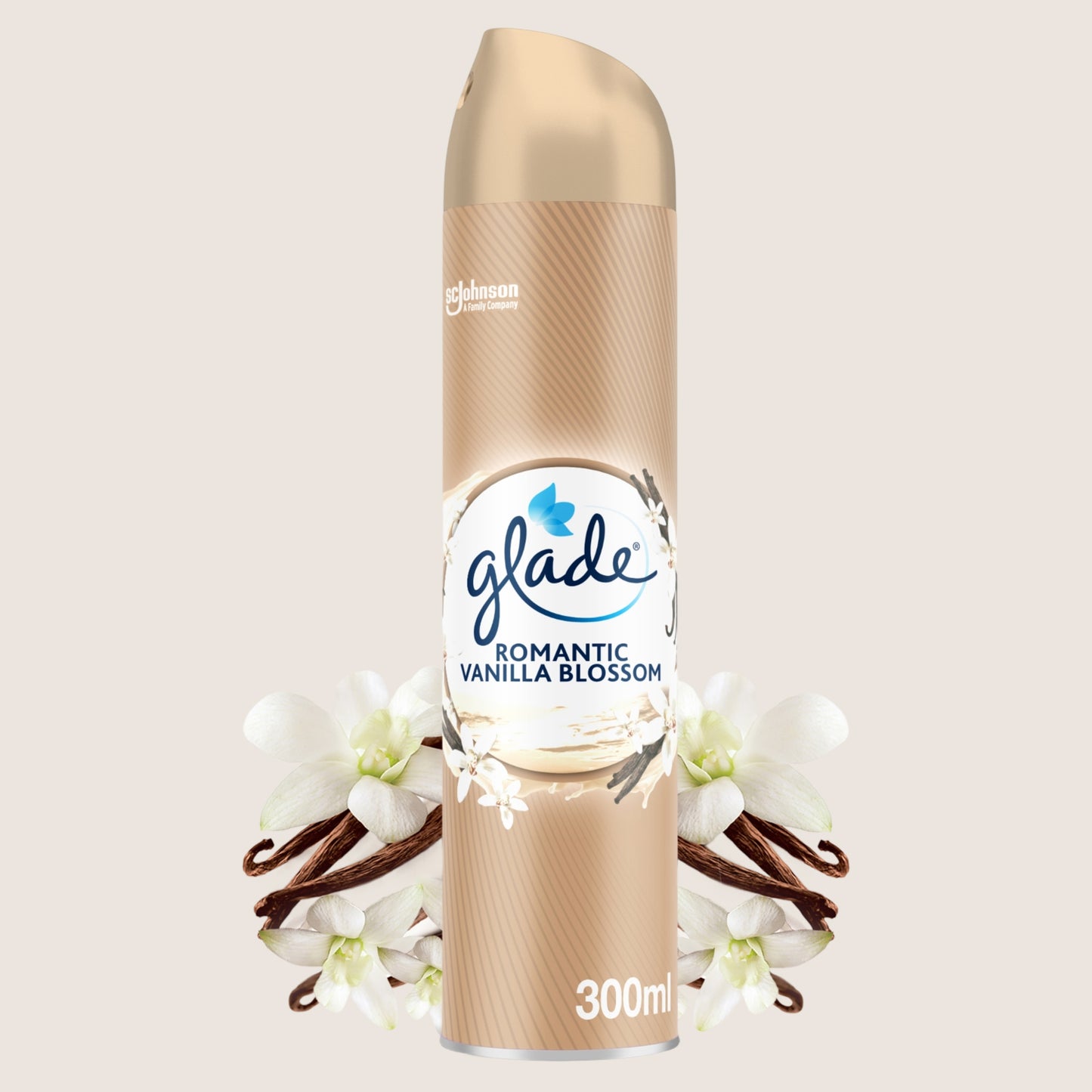 Glade Aerosol Air Freshener Vanilla Blossom 300ml