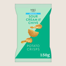M&S Reduced Fat Full On Flavour Sour Cream And Chive Crisps 150 g