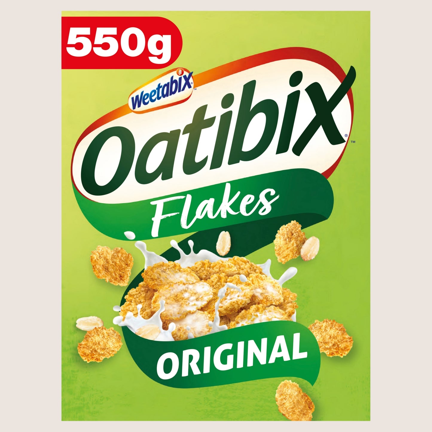 Weetabix Oatibix Flakes Cereal Wholegrain 550g