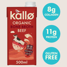 Kallo Organic Bone Broth Beef Gluten Free 500ml