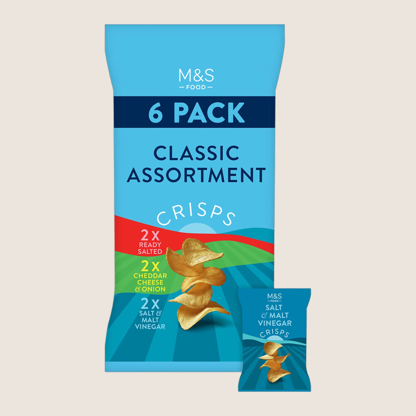 M&S Classic Assortment Crisps 150 g