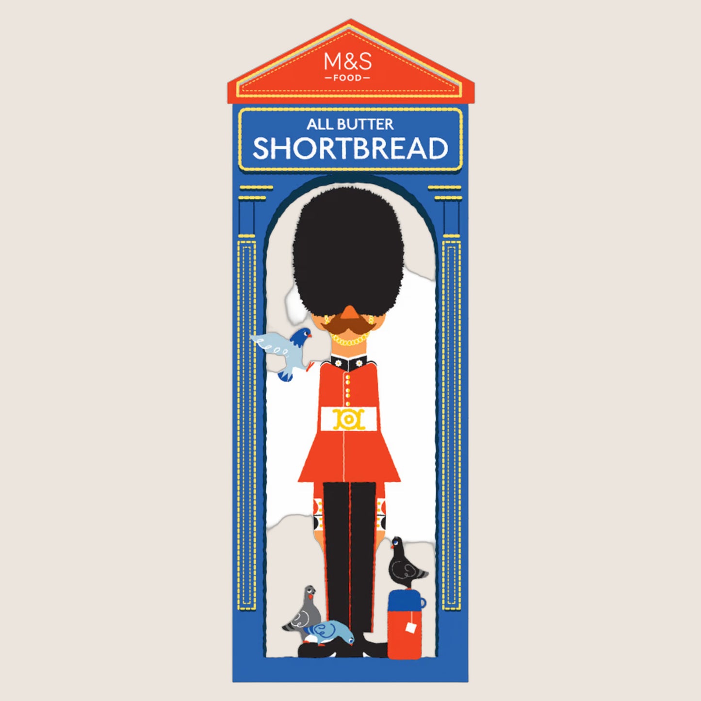 M&S All Butter Shortbread Sentry Tin All Butter Recipe 180 g