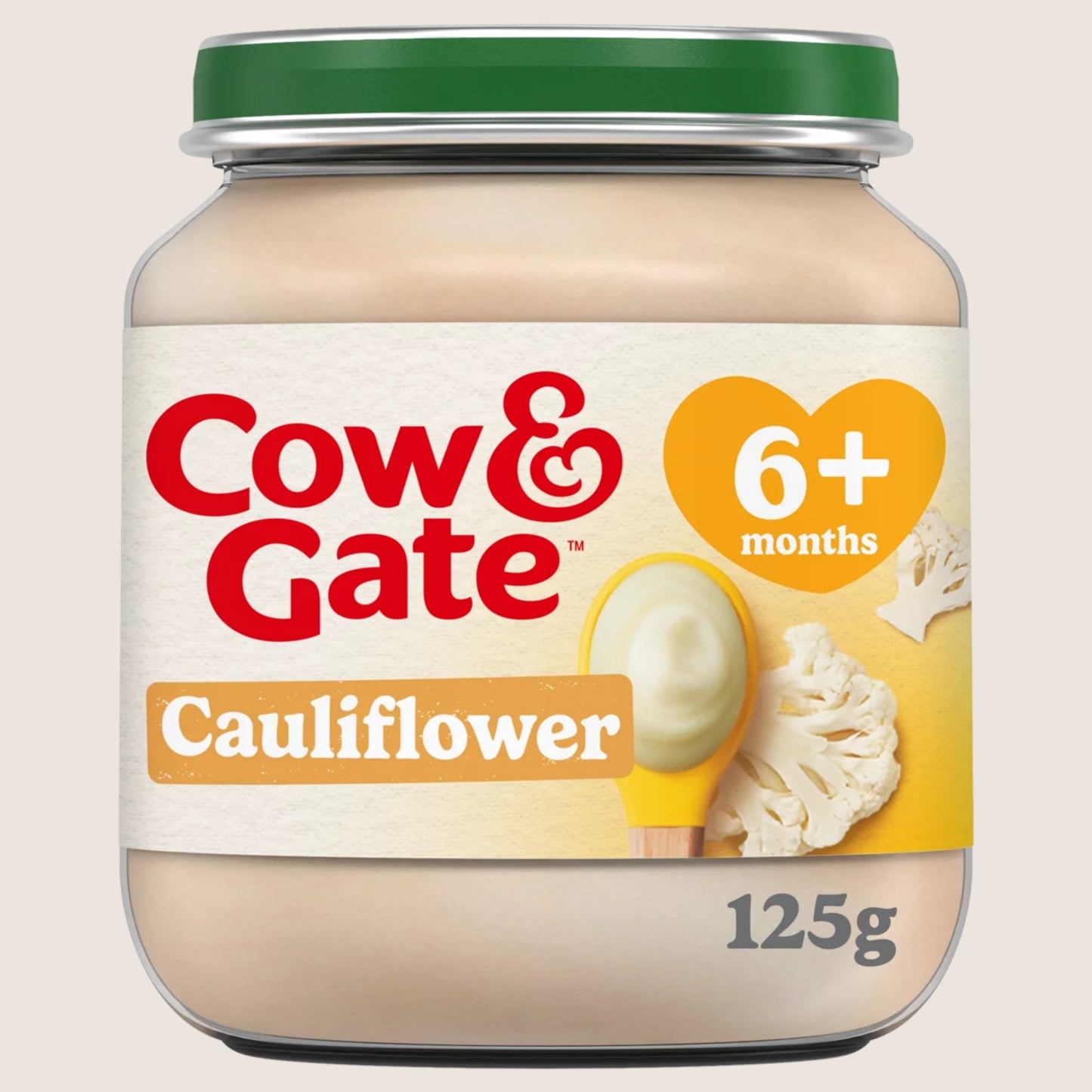 Cow & Gate Cauliflower Baby Food Snack Jar, 6+ Months 6 Months Plus 125g