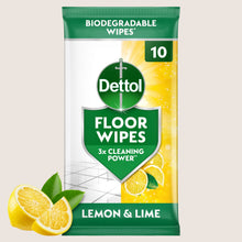 Dettol Lemon & Lime XL Floor Wipes 10