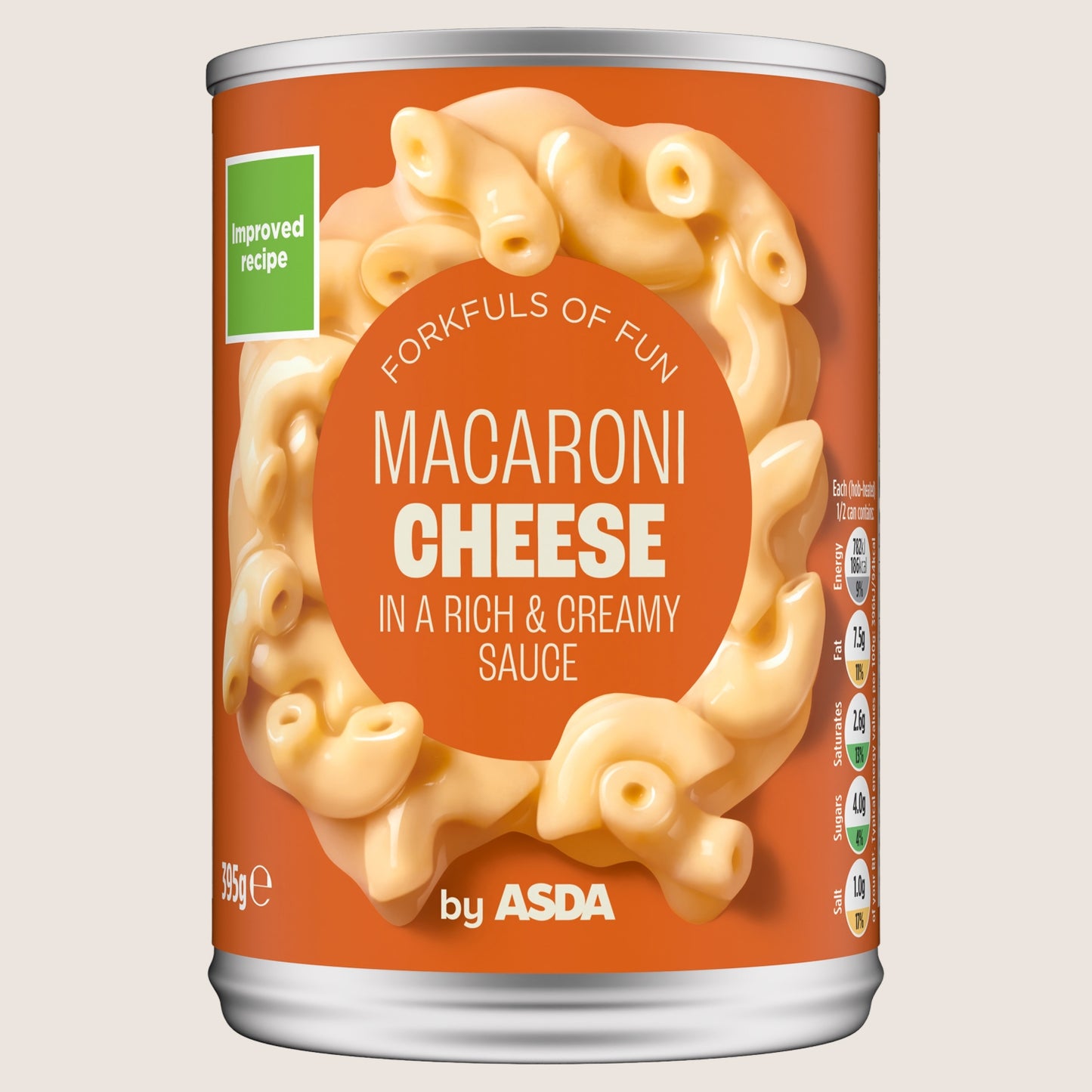ASDA Macaroni Cheese in a Rich & Creamy Sauce Cupboard Essential 395g