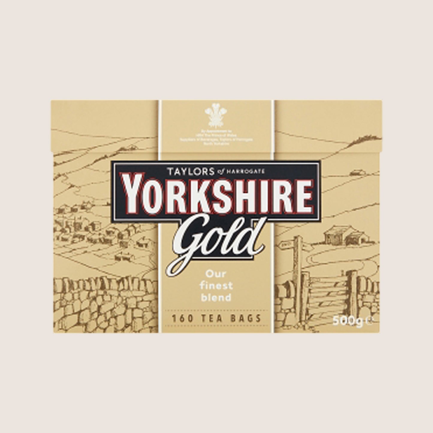 Taylors of Harrogate Yorkshire Gold 160 Tea Bags No Artificial Additives 500g