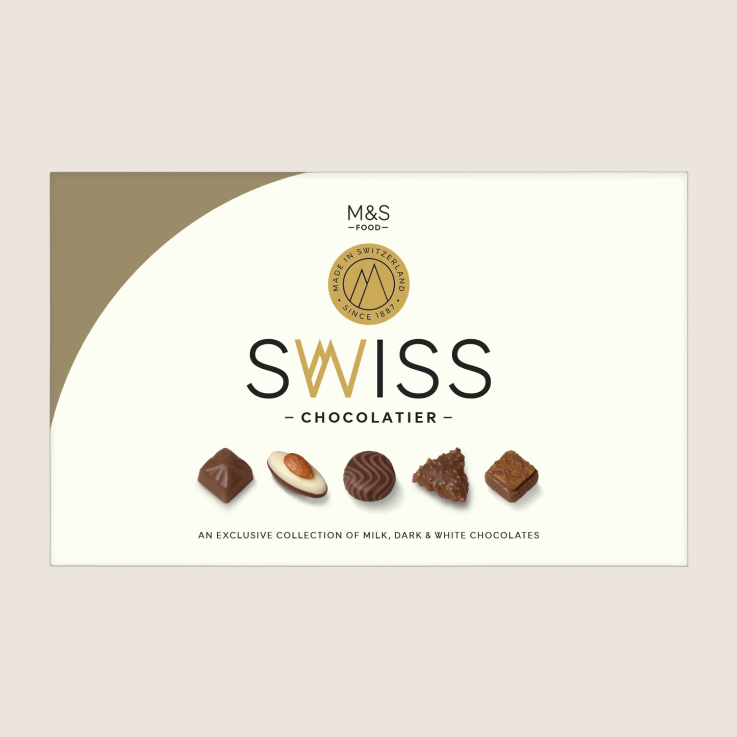 M&S Swiss Chocolates Real Chocolate 145 g