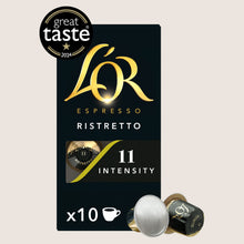L'OR Ristretto Coffee Pods X10 Intensity 11 No Artificial Additives