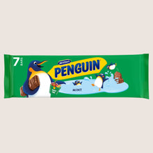 McVitie's Penguin Mint Biscuit Bar Free From Artificial Additives 7 x 24.6g