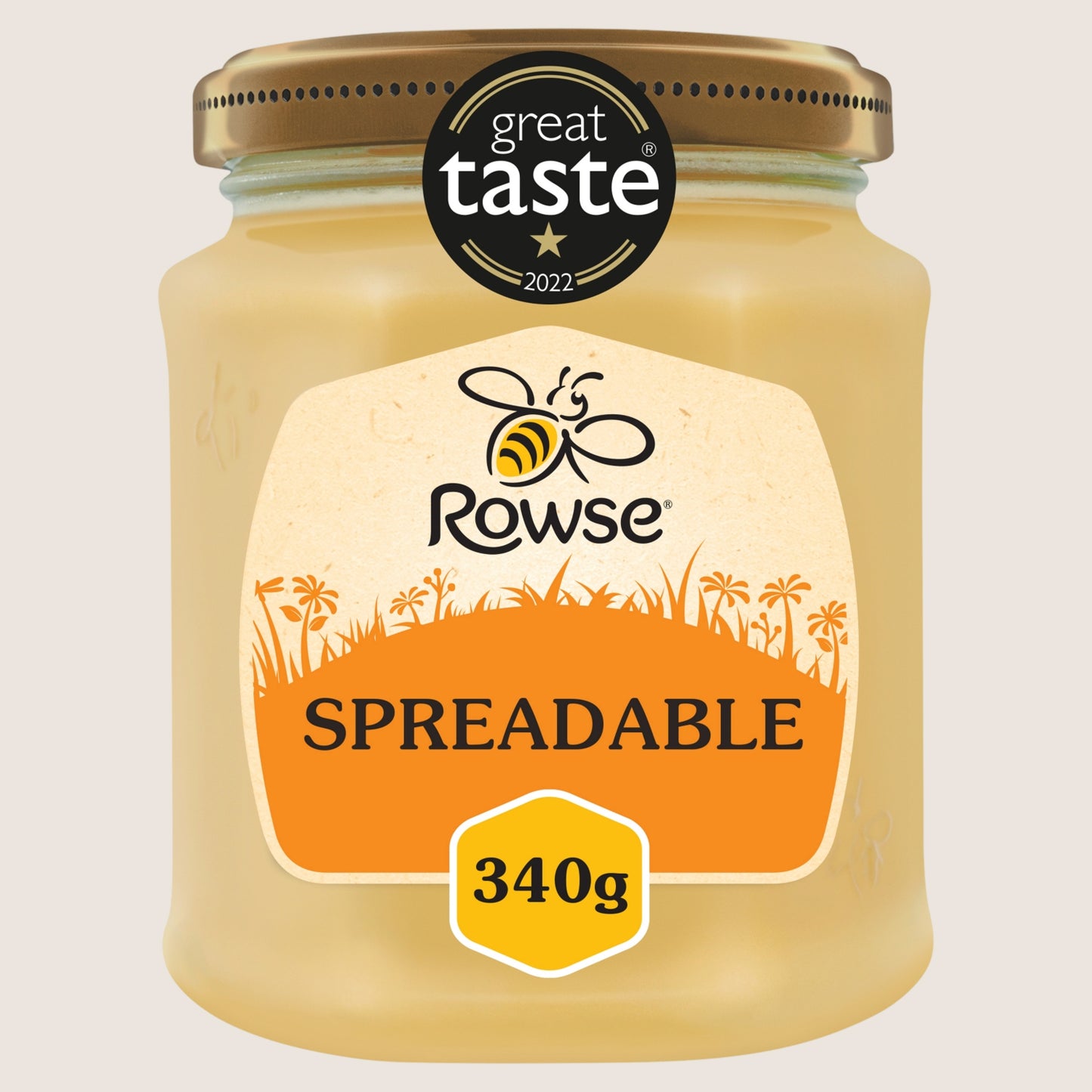 Rowse Spreadable Honey No Artificial Additives 340g
