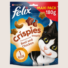 Felix Crispies Chicken and Beef Cat Treats With Omega Oils 180g