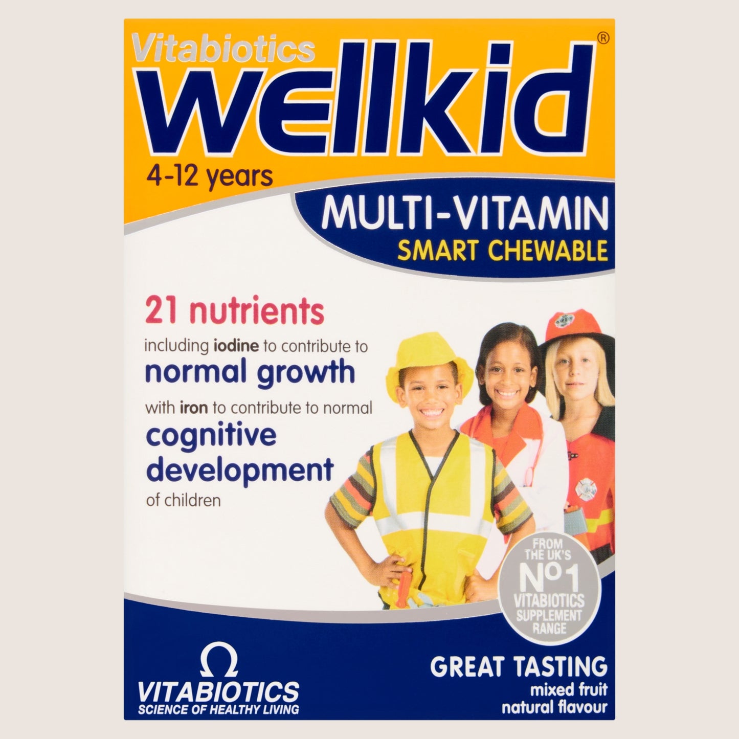 Vitabiotics 30 Multi-Vitamin Smart Chewable Tablets 4-12 Years