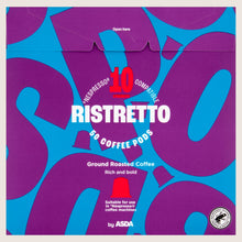 ASDA Ristretto Coffee Pods No Artificial Additives 50 x 5.2g