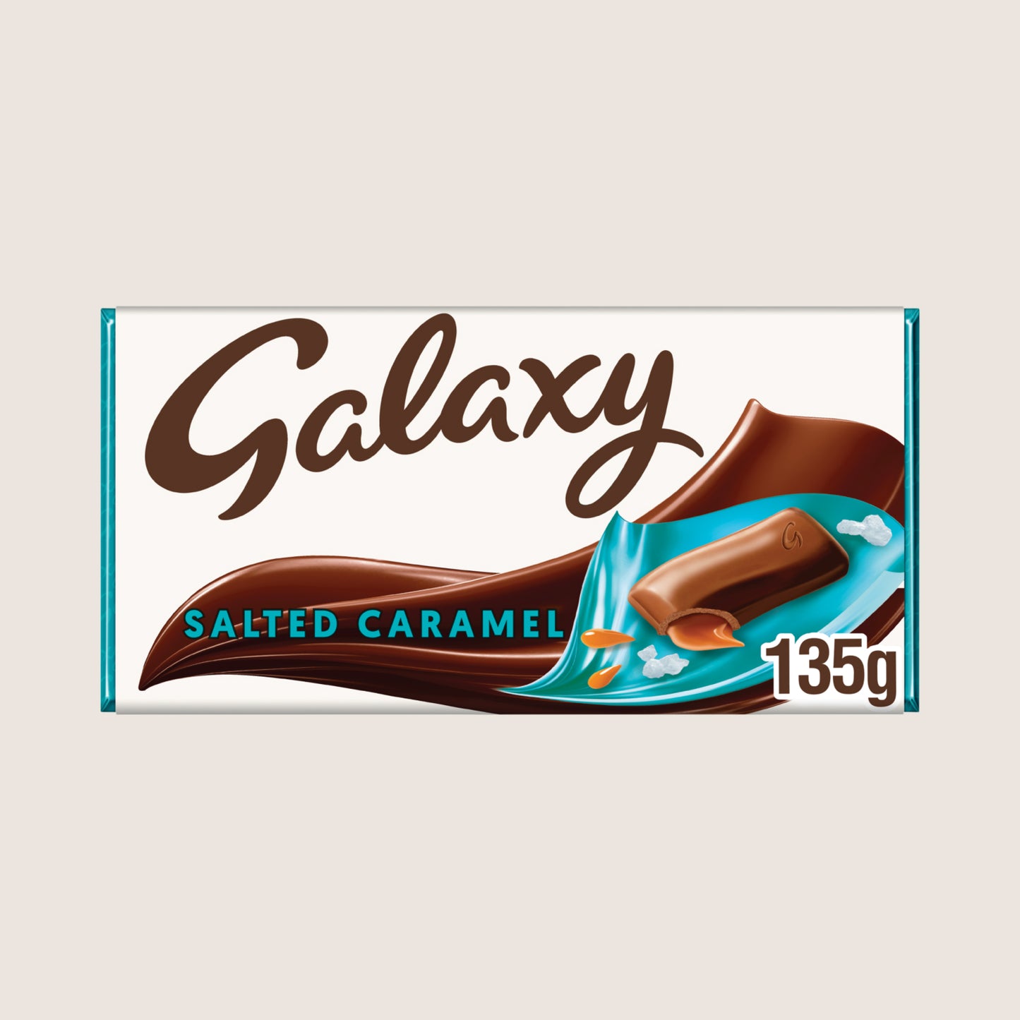 Galaxy Salted Caramel Milk Chocolate Bar 135g