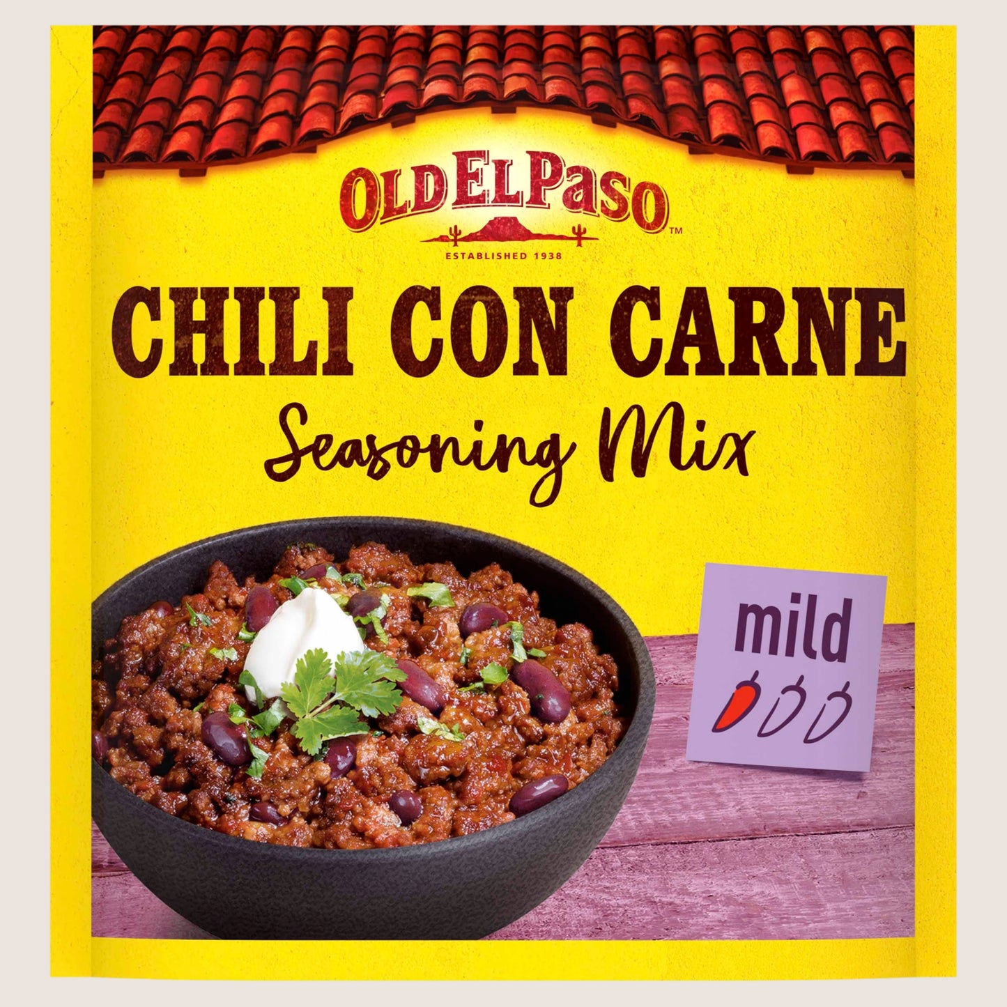 Old El Paso Chili Con Carne Seasoning Mix Free From Preservatives 39g