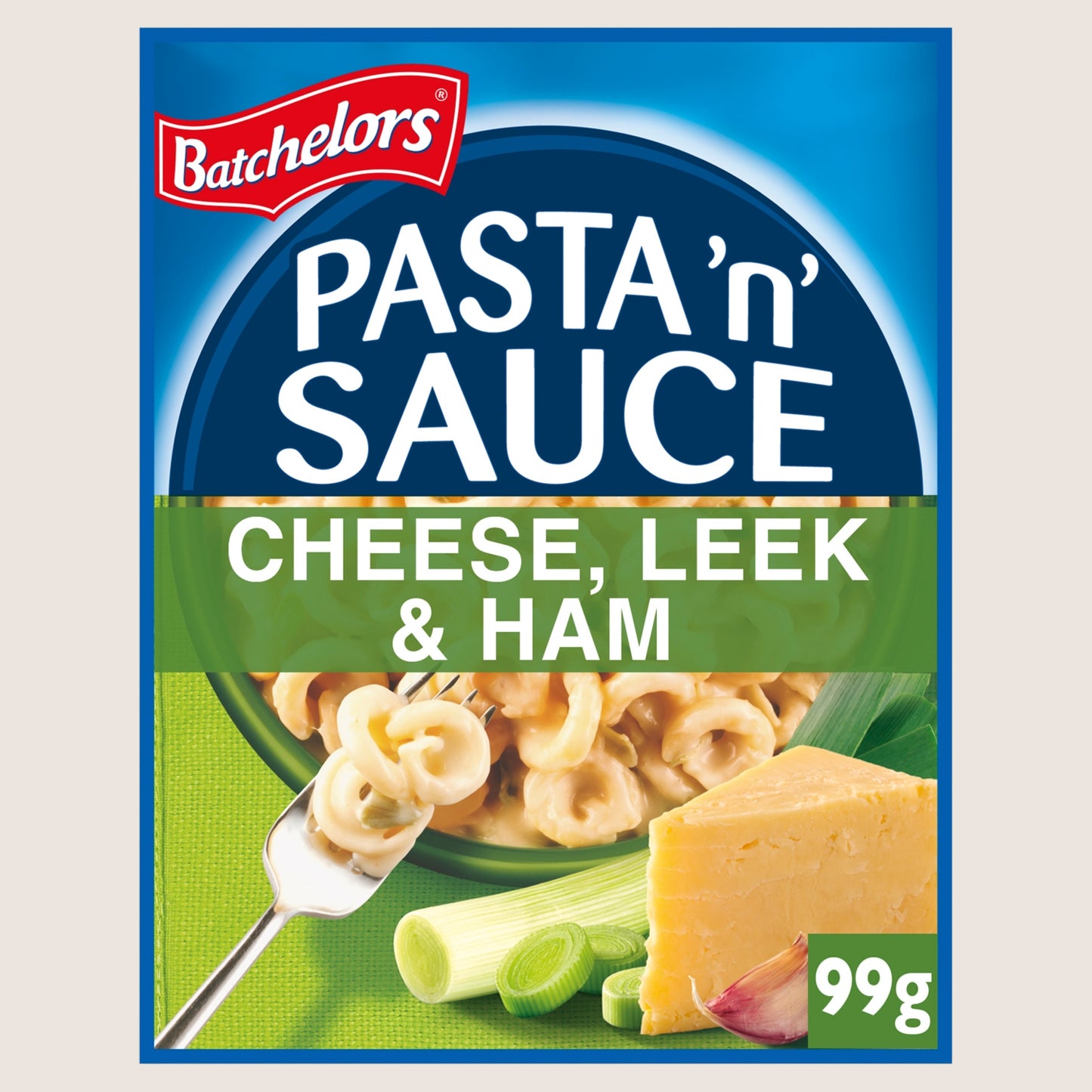 Batchelors Pasta 'n' Sauce Cheese, Leek & Ham Flavour Ready in Minutes 99g