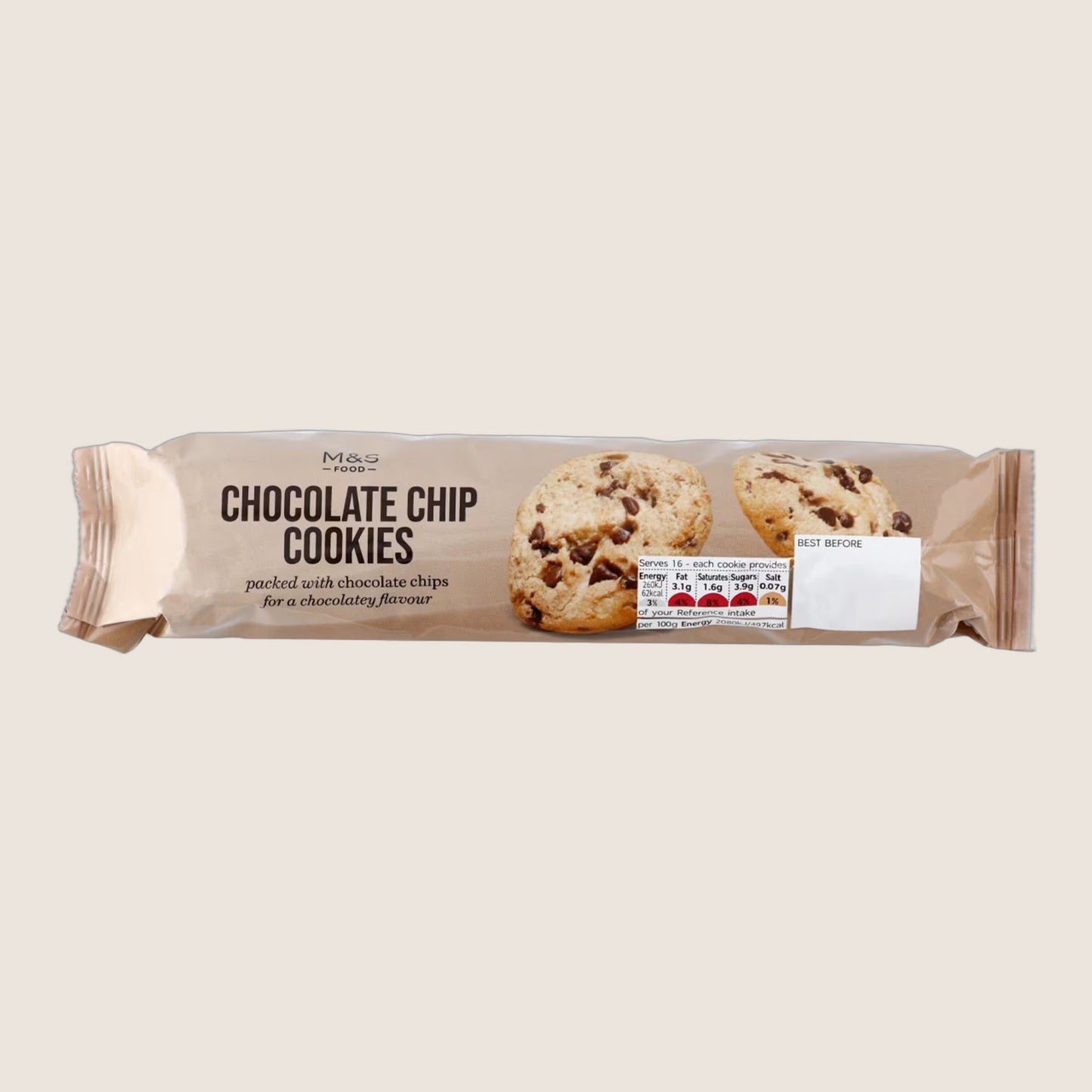 M&S Chocolate Chip Cookies Real Chocolate 200 g